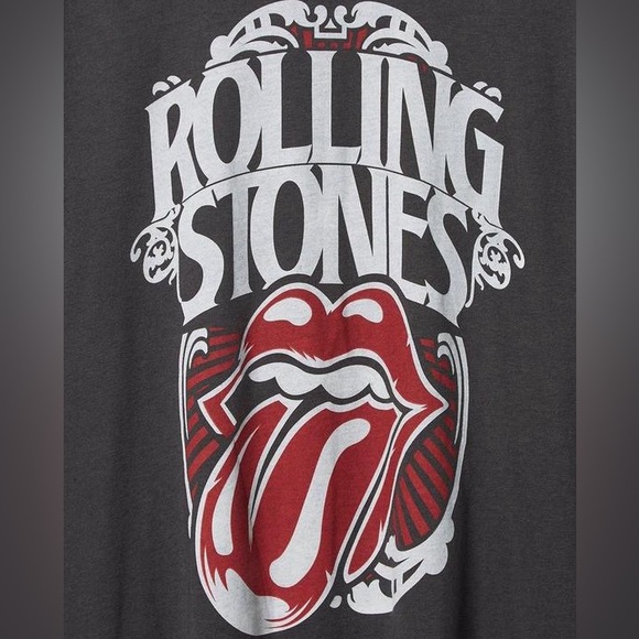 NWT Torrid Size 1 (1X) Rolling Stones Relaxed Fit Crew Tee - Picture 2 of 6